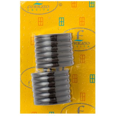 Imagen 2 del producto Set De Terminales Para Barra De Cortina 32 Mm 2 Unidades Óxido