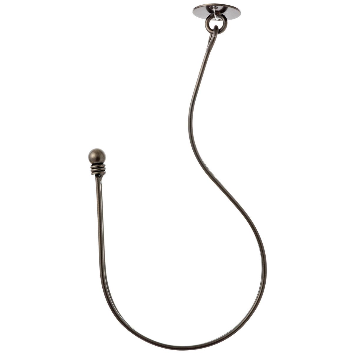 JUST HOME COLLECTION - Abrazadera para cortina 32 mm óxido