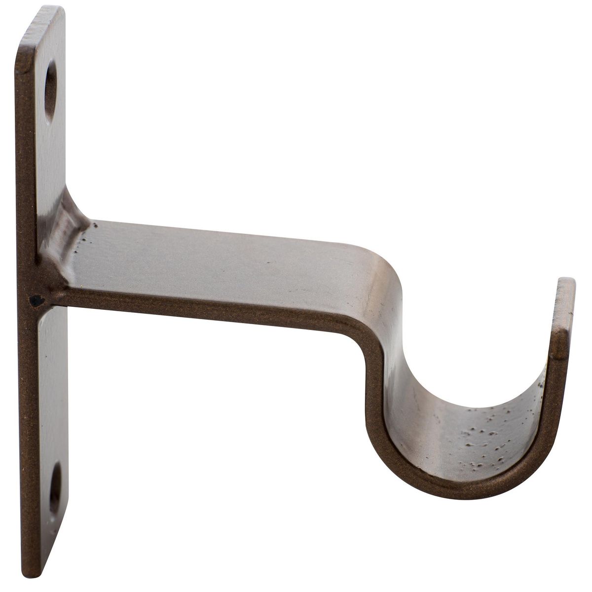 JUST HOME COLLECTION - Set de soportes para barra de cortina 19 mm 2 unidades óxido