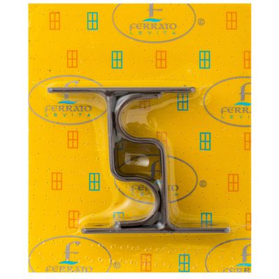 Imagen 2 del producto Set De Soportes Para Barra De Cortina 19 Mm 2 Unidades Óxido