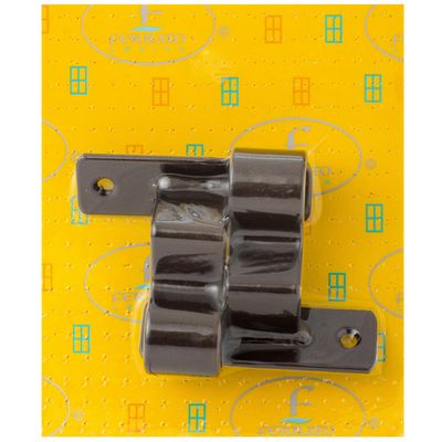 Imagen 2 del producto Set De Soportes Para Barra De Cortina 19 Mm 2 Unidades Óxido