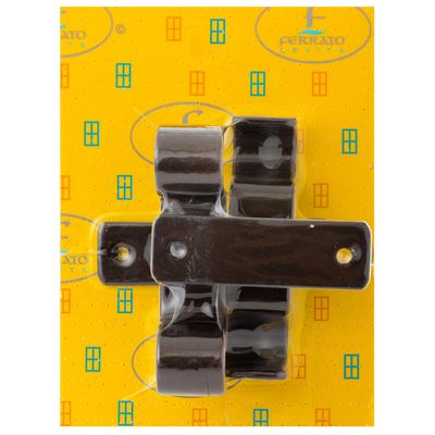 Imagen 2 del producto Set De Soportes Para Barra De Cortina 19 Mm 2 Unidades Óxido