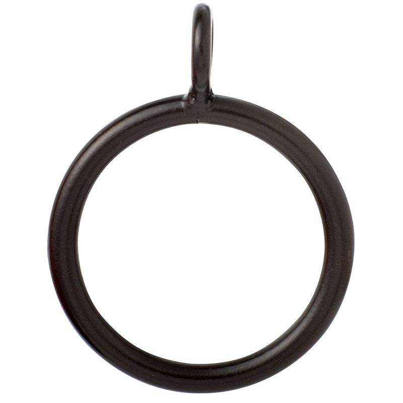  - Set de argollas para cortina 19 mm 12 unidades óxido