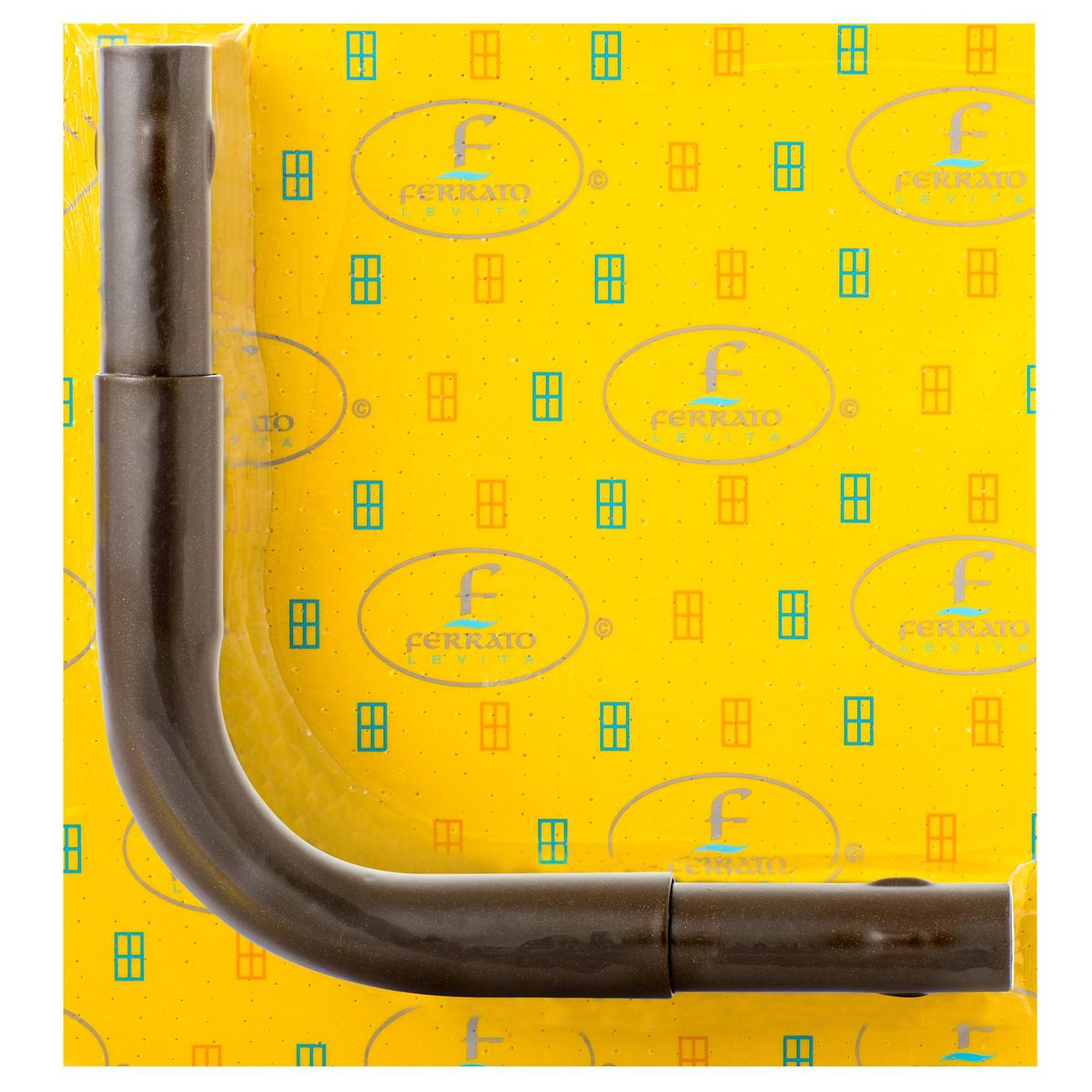 JUST HOME COLLECTION - Codo para barra de cortina 19 mm Óxido