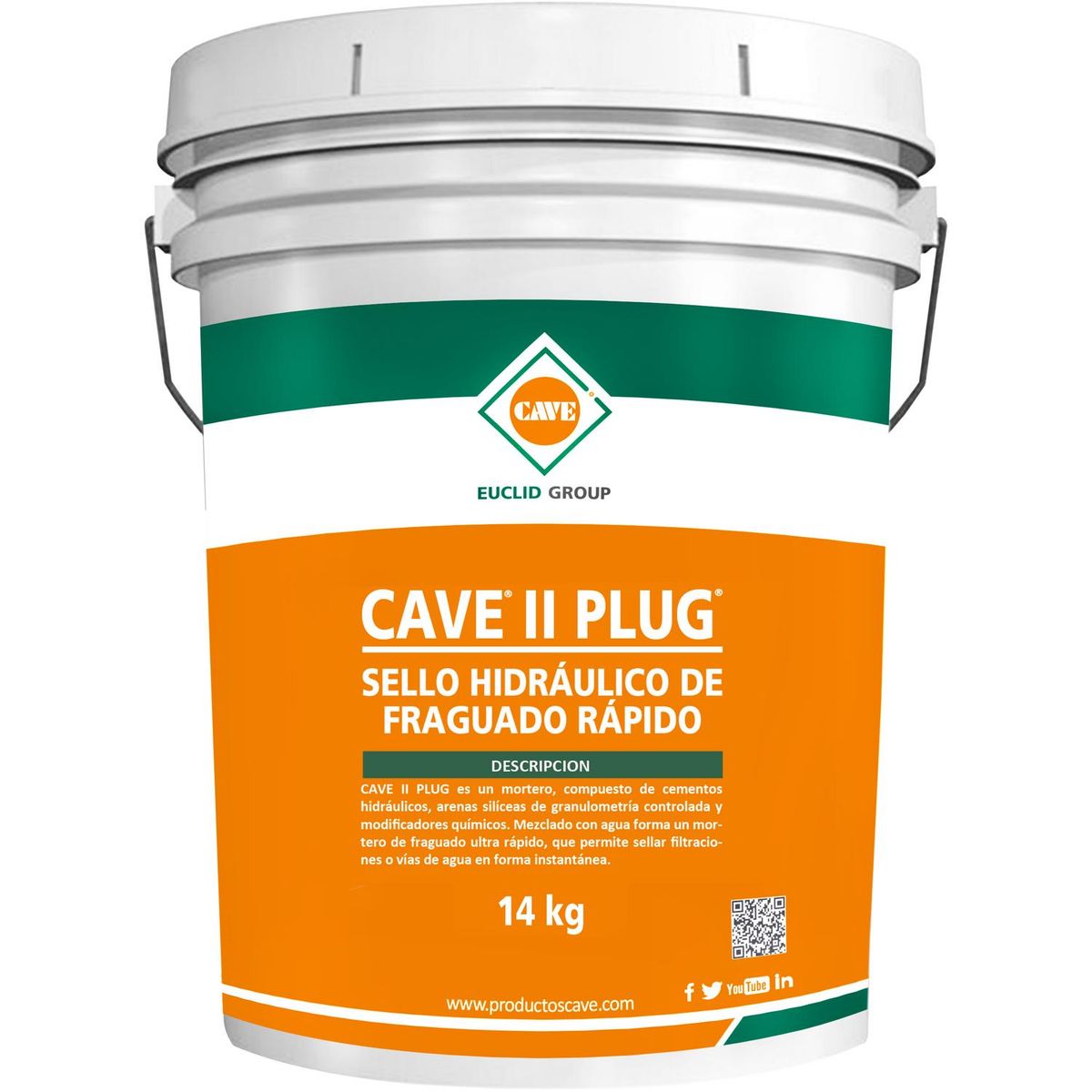 CAVE - Balde 14 kg Cave II Plug