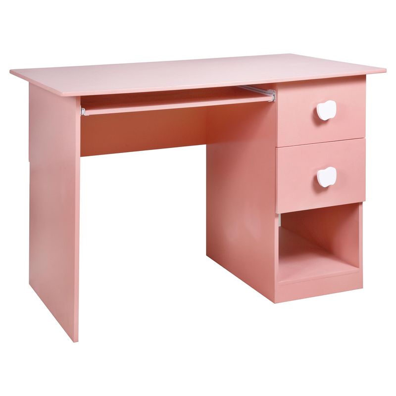 JUST HOME COLLECTION - Escritorio infantil 75x100x40 cm rosado