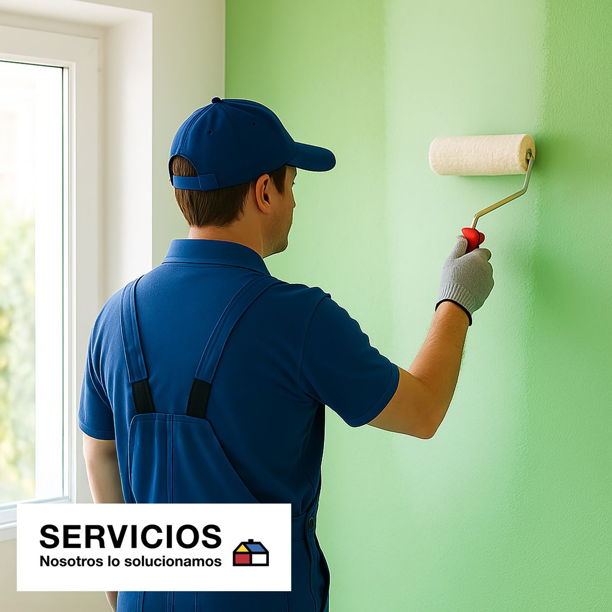 SERVICIOS HOGAR - Aplicación de pintura interior por M2