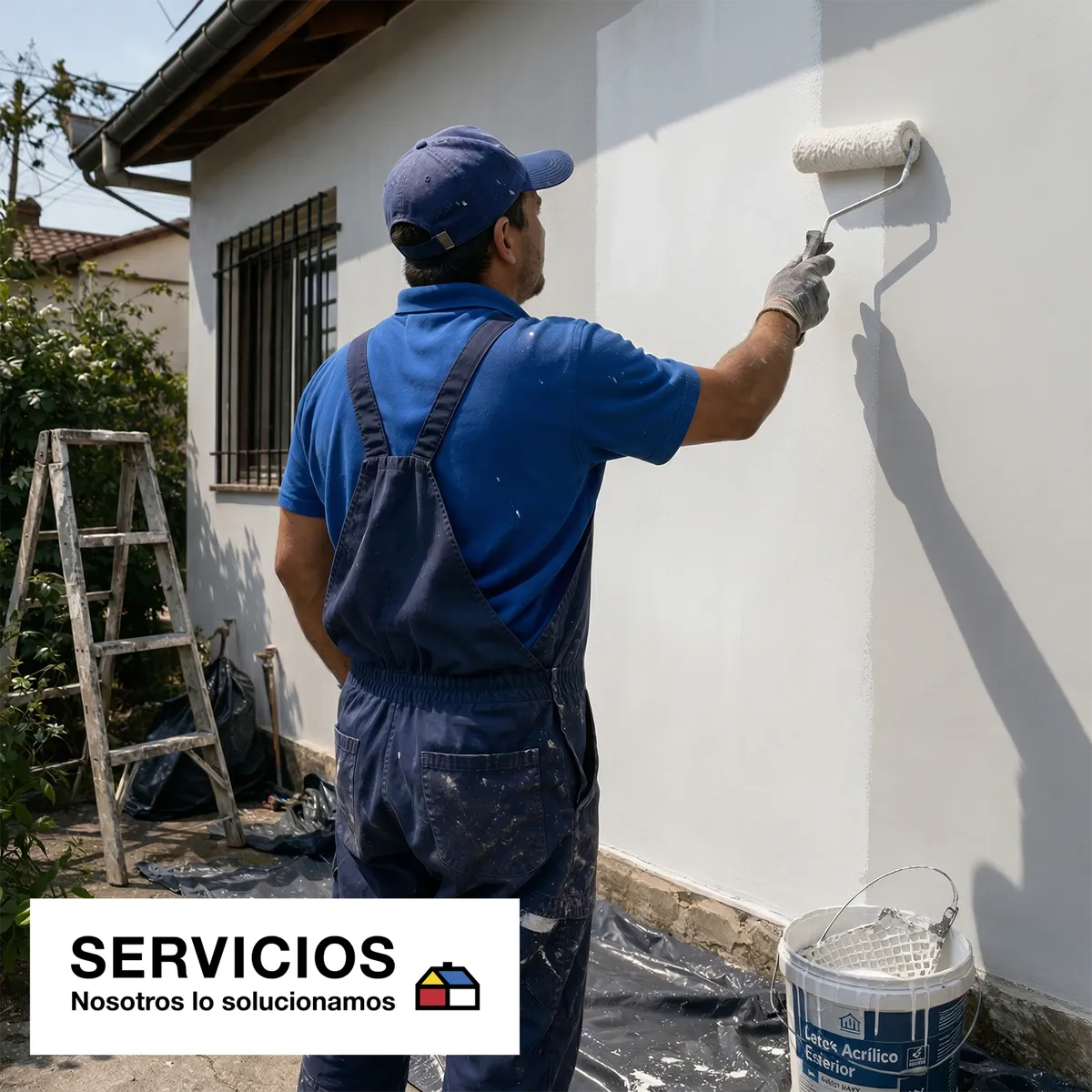SERVICIOS HOGAR - Servicio de Aplicación de Pintura Exterior por M2