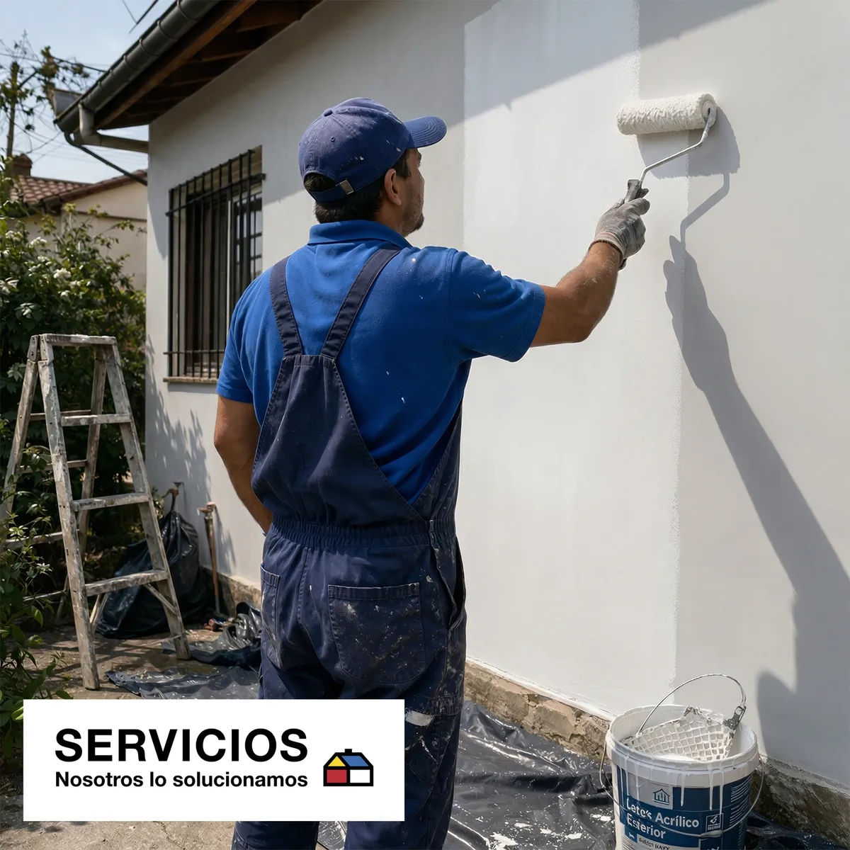 SERVICIOS HOGAR - Servicio de Aplicación de Pintura Exterior por M2