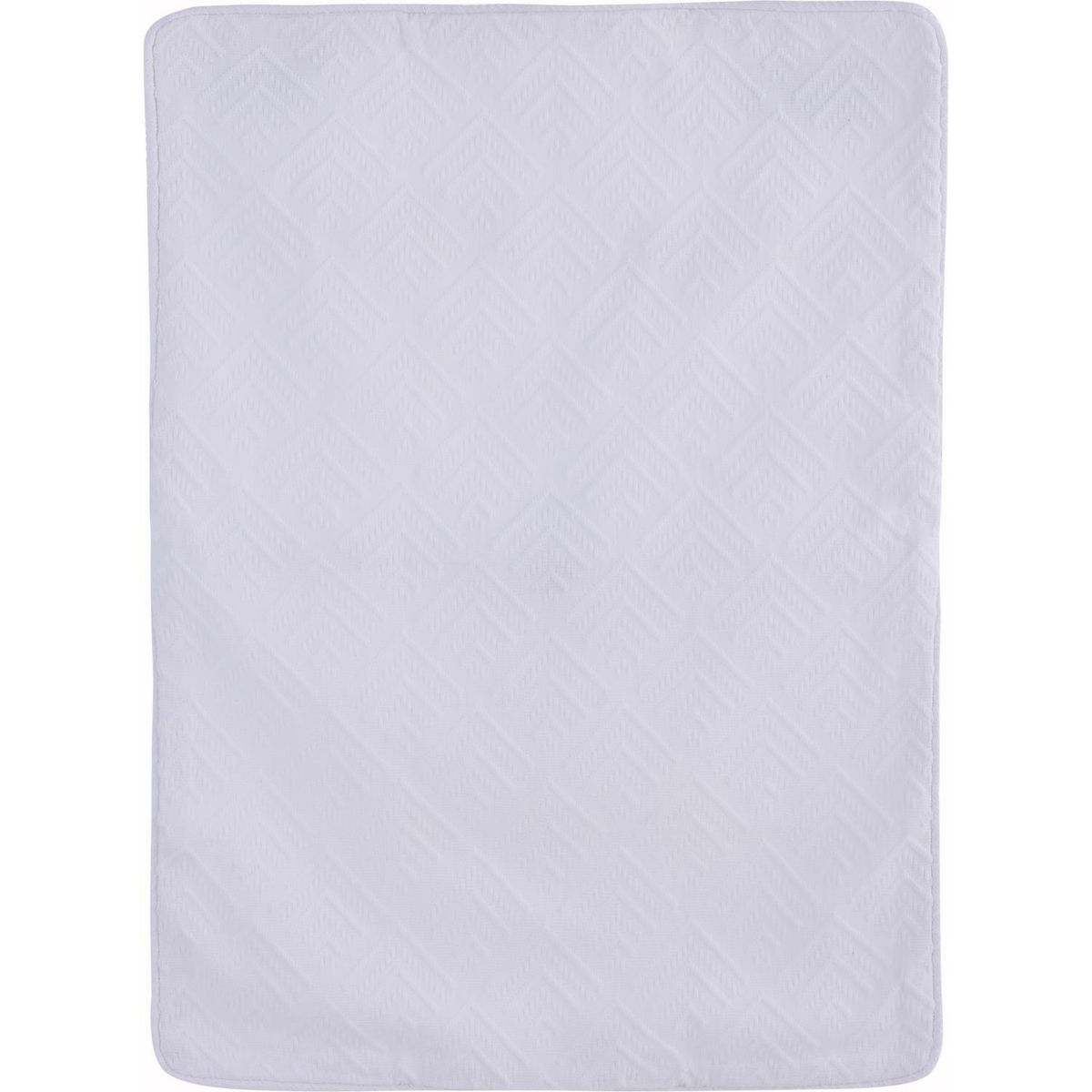 LOURDES - Funda para almohada algodón 50x70 cm blanco