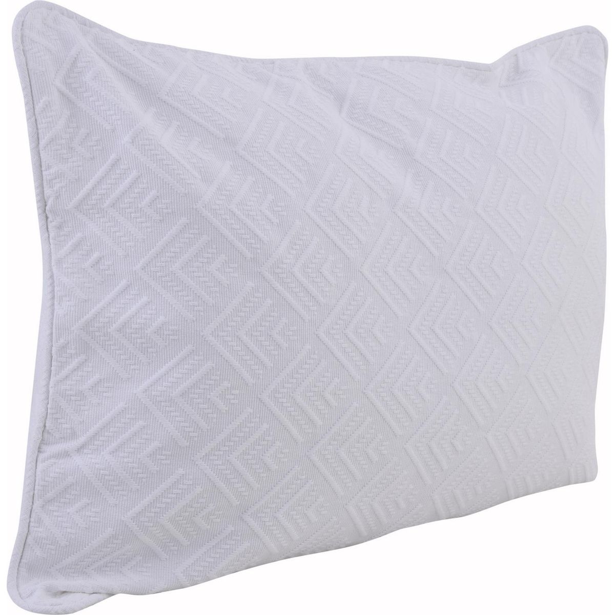 LOURDES - Funda para almohada algodón 50x70 cm blanco