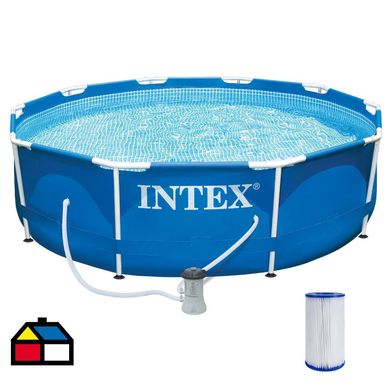 Combo piscina estructural 305x76 cm + bomba 330 gl