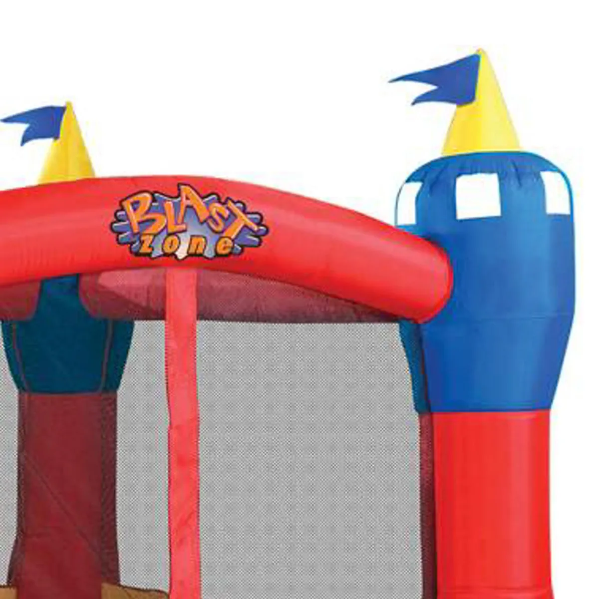 BLASTZONE - Castillo Inflable 264x229x335 cm Amarillo/azul/rojo