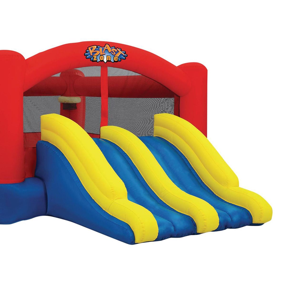 BLASTZONE - Juego Inflable 417x216x509 cm Amarillo/azul/rojo