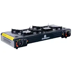 KLIMBER - Cocinilla Kibo Gas 2 Quemador(es) 13x28x63 cm Gris Oscuro
