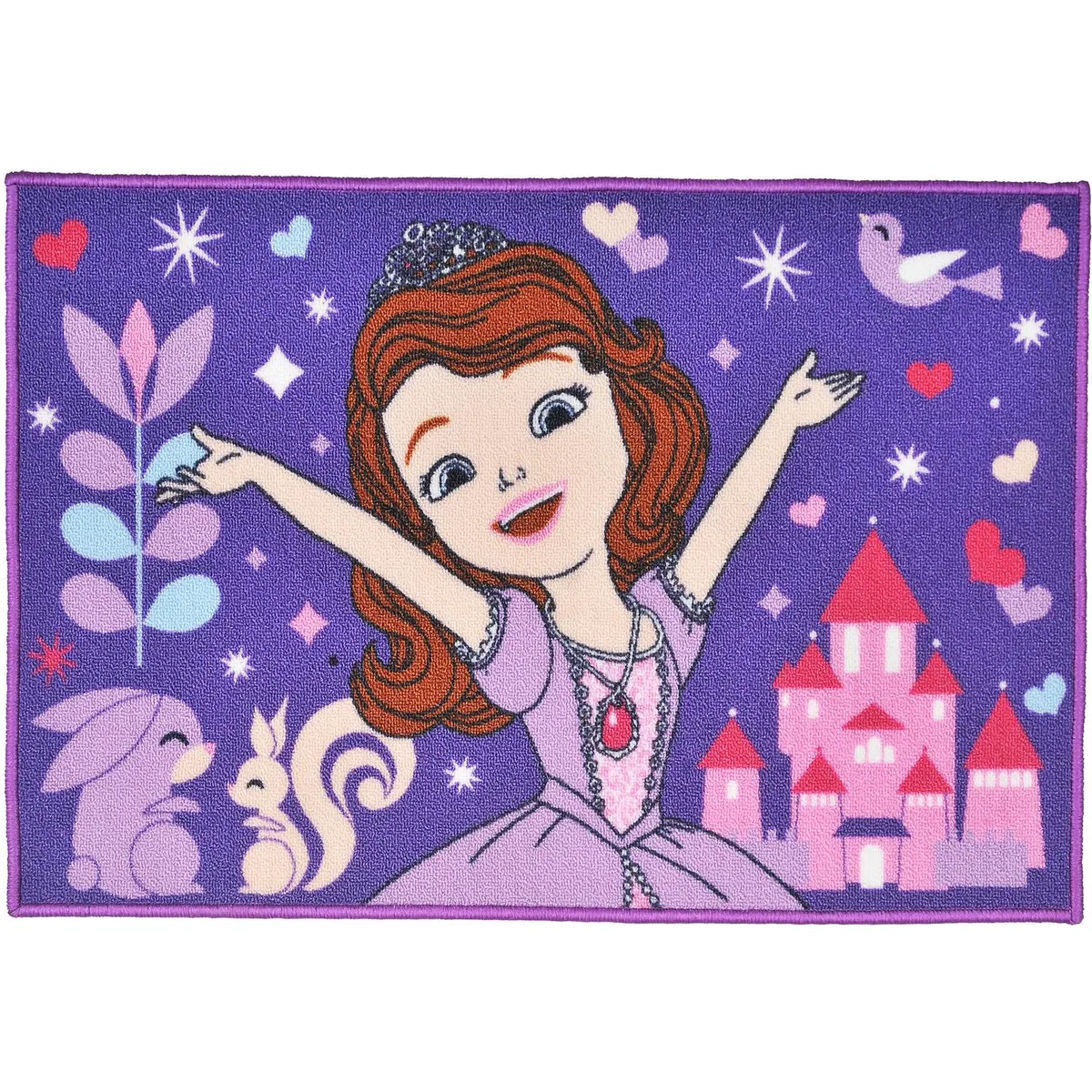 DISNEY - Bajada de Cama Sofia 80x120 cm Nylon Multicolor