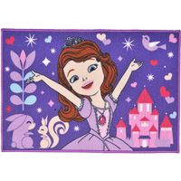 Bajada de Cama Infantil Sofia 80x120 cm Nylon Multicolor