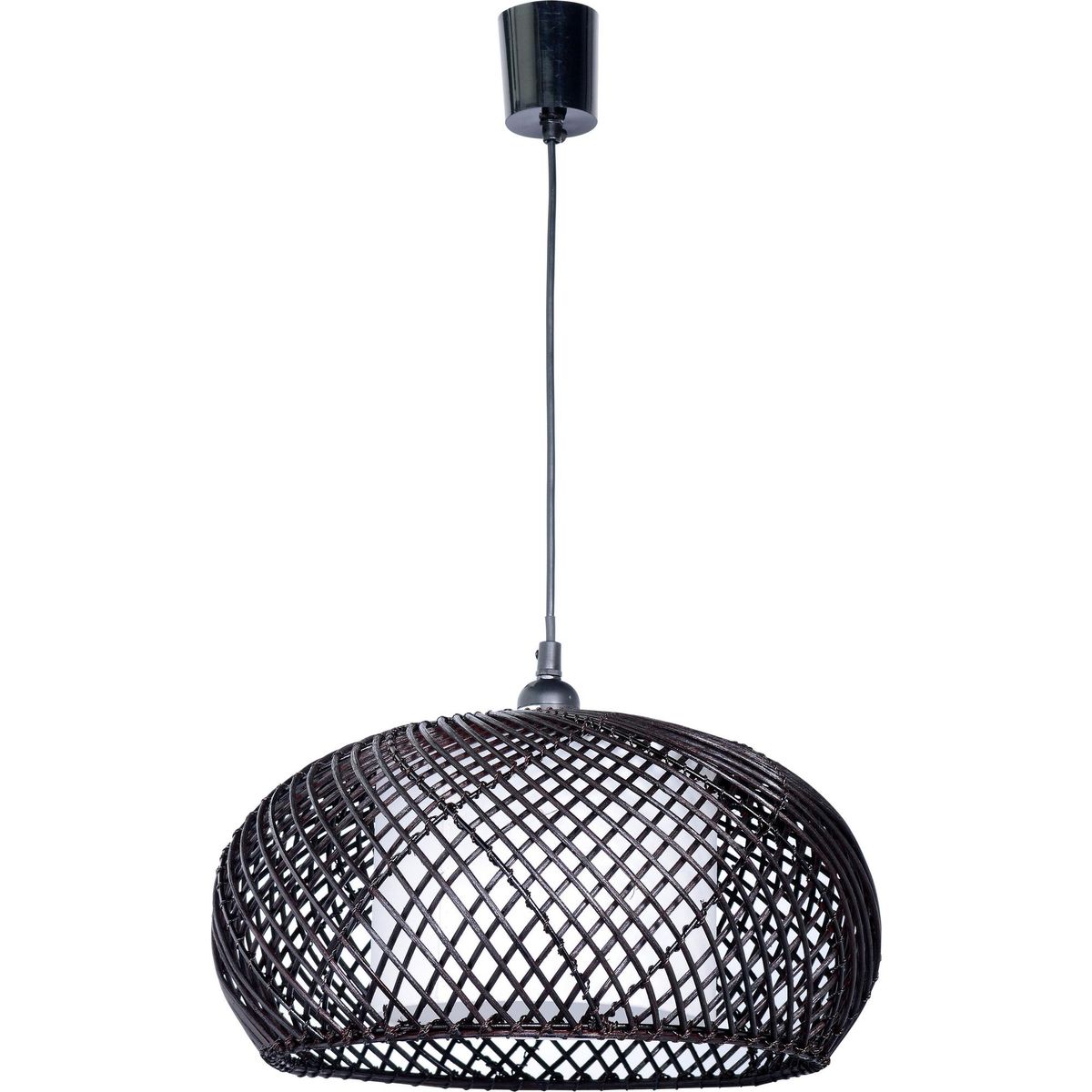 HOMY - Lámpara Colgante Cuerda Palawan Mimbre Café