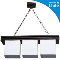 CAROLD STEVENS - Lámpara Colgante Sima Madera Blanco