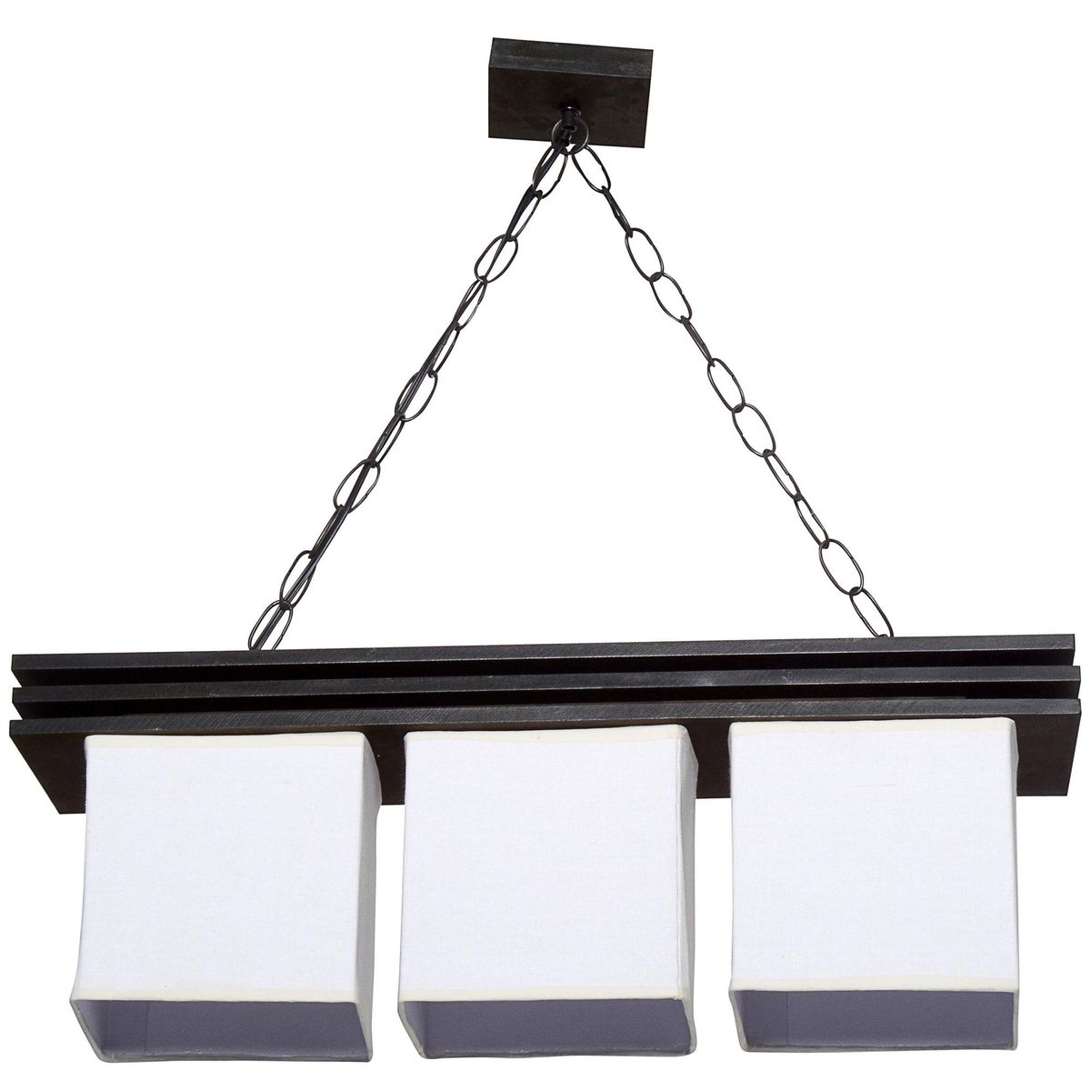 CAROLD STEVENS - Lámpara Colgante Sima Madera Blanco