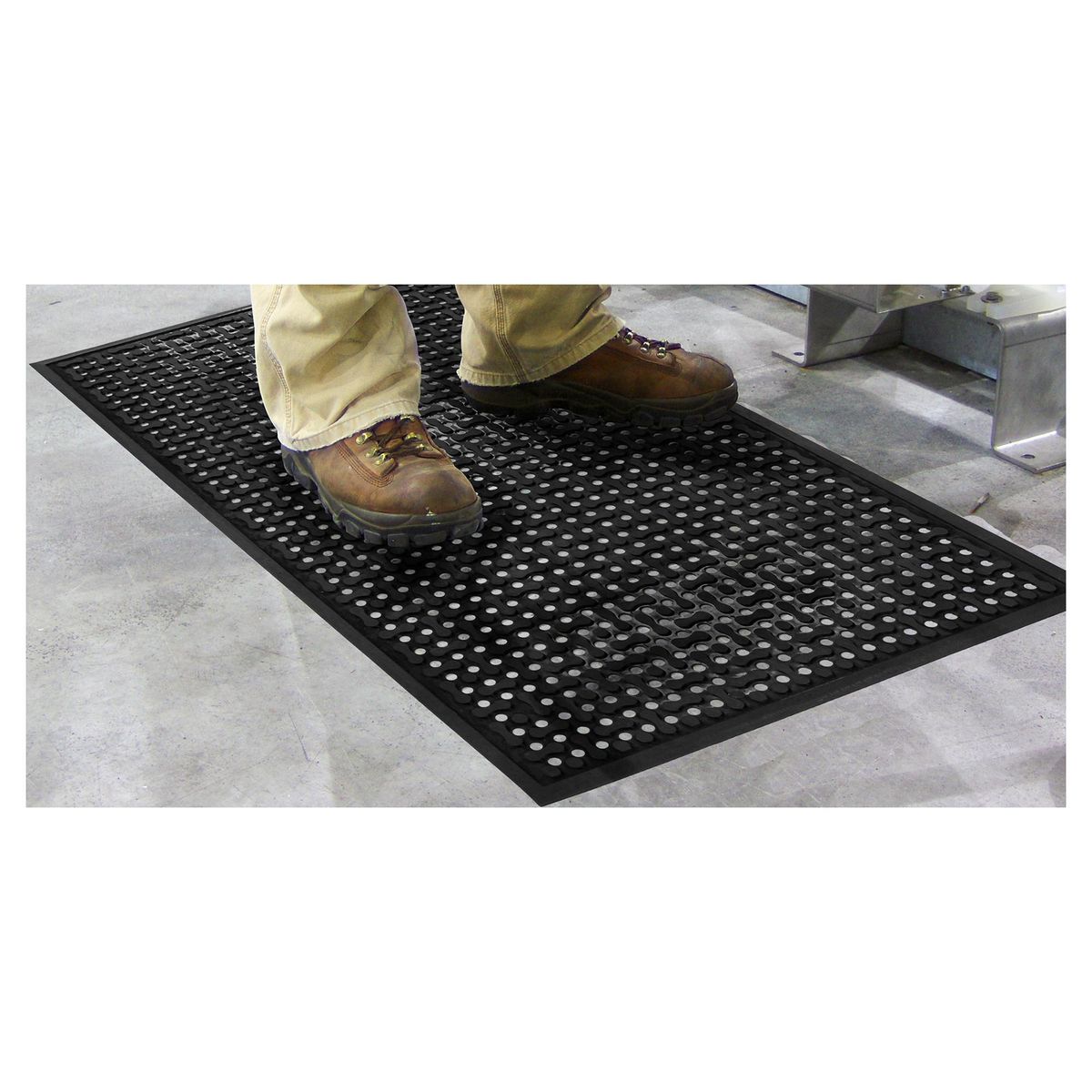 CDC IMPORT - Piso anti-fatiga cocina goma 0,8 x 1,3 m negro