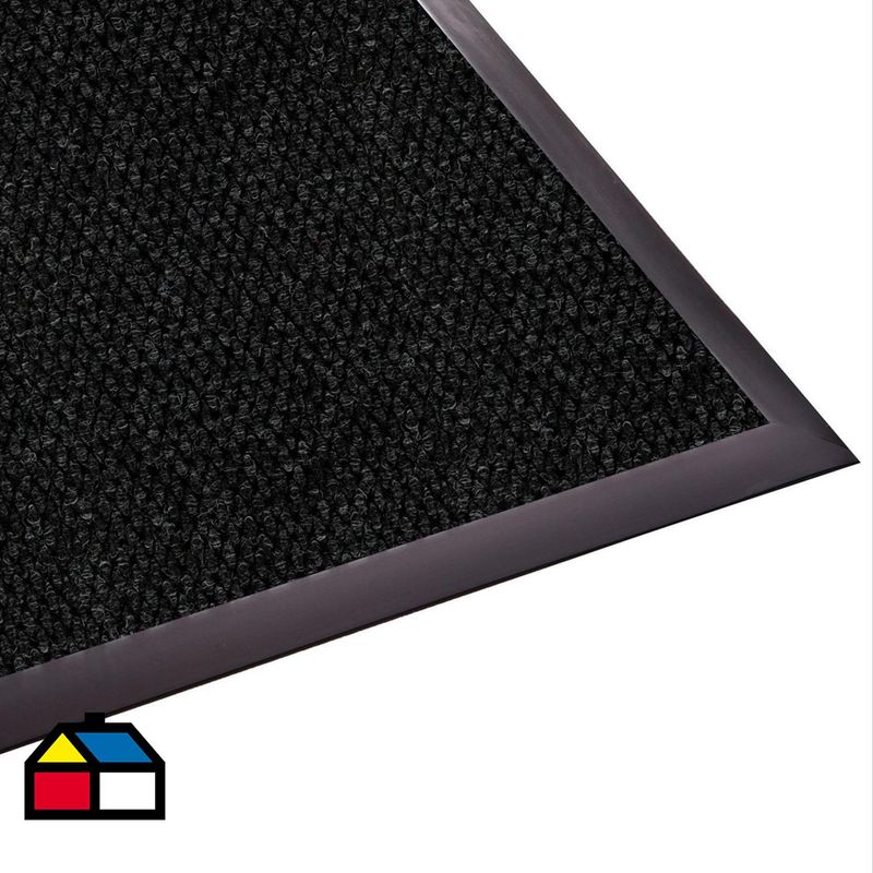 CDC IMPORT - Limpiapiés 0.6x1.20 m negro