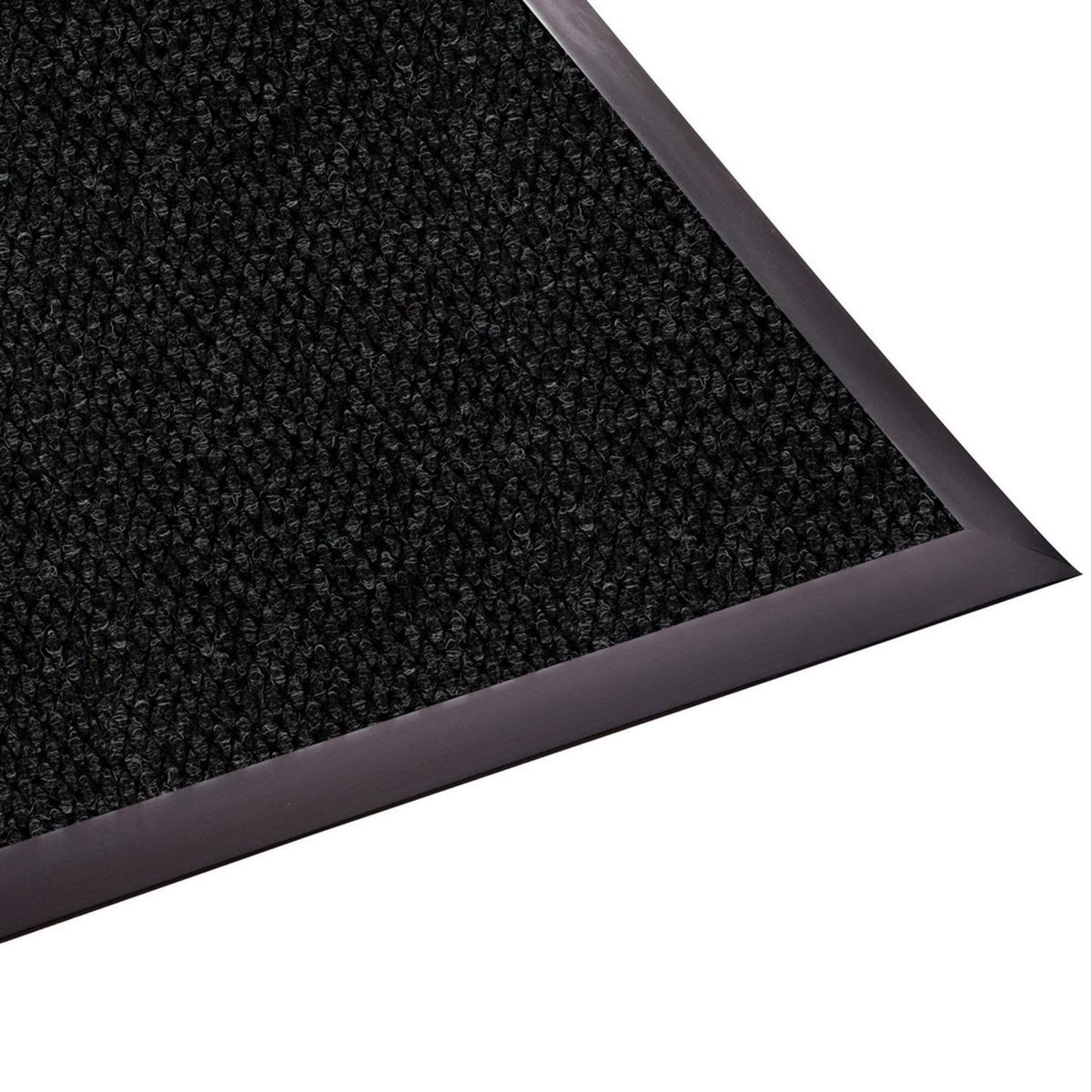 CDC IMPORT - Limpiapiés 100x120 cm negro jaspeado