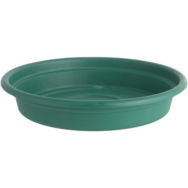 Base de plstico para macetero 35 cm verde.