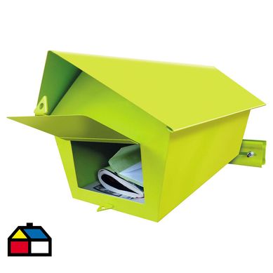 Buzn para reja 33x18x18 cm de fierro verde