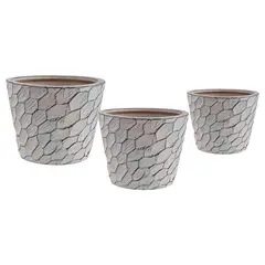 JUST HOME COLLECTION - Set 3 Maceteros Uthai