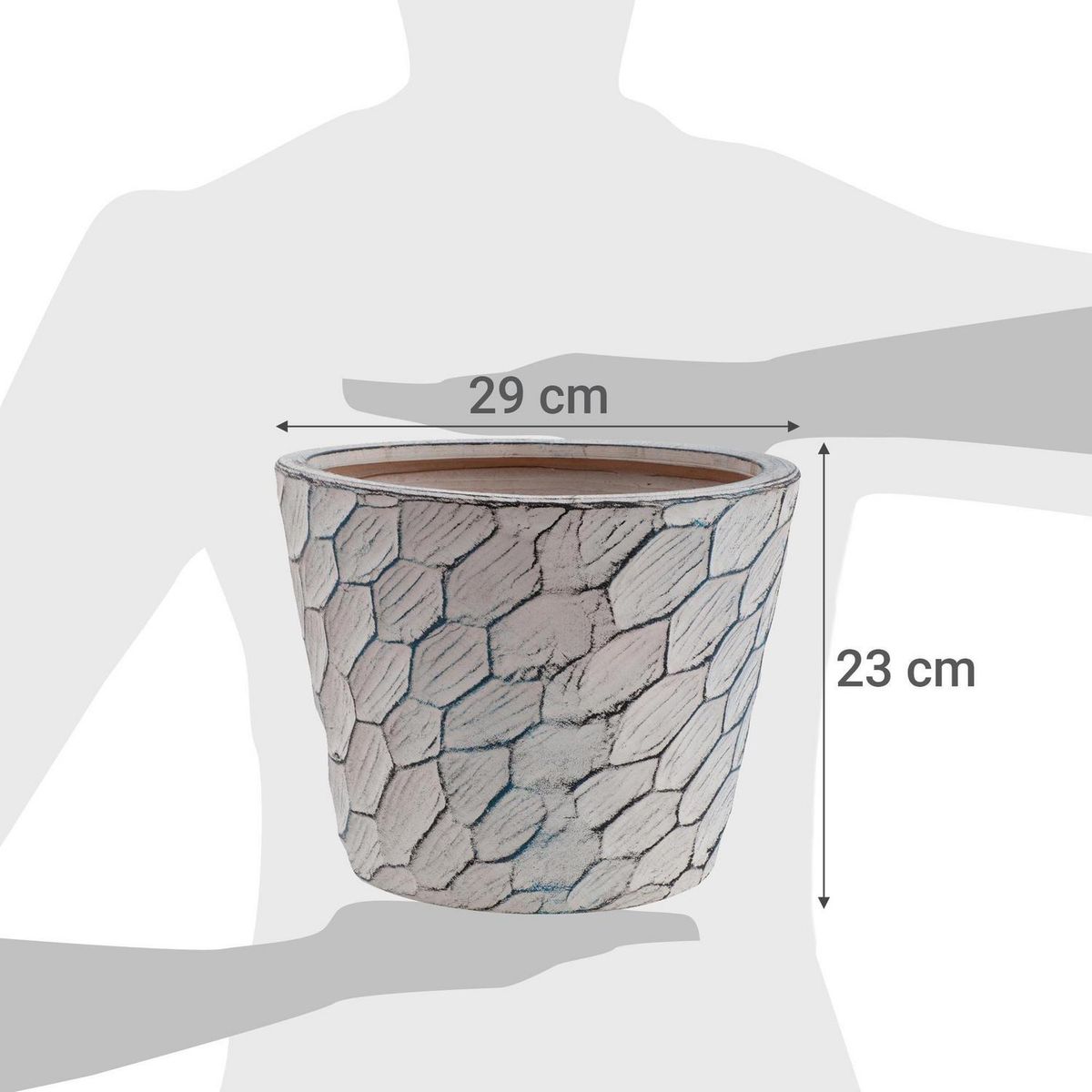 JUST HOME COLLECTION - Macetero de cerámica