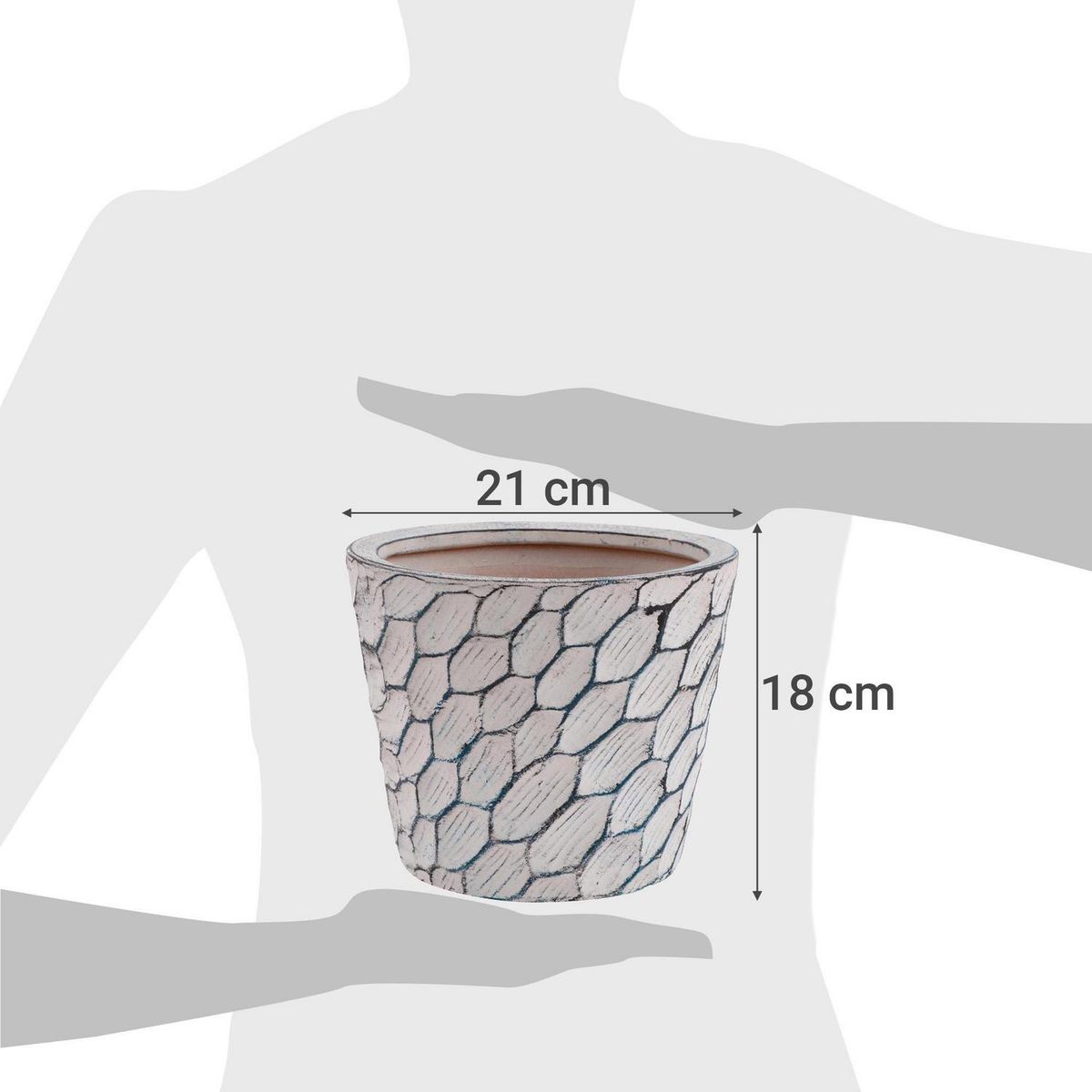 JUST HOME COLLECTION - Macetero de cerámica