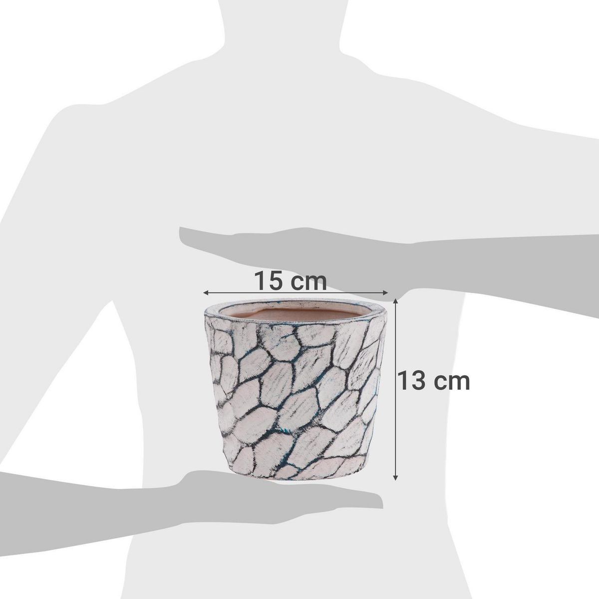 JUST HOME COLLECTION - Macetero de cerámica