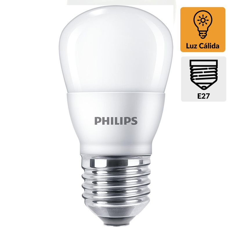 PHILIPS - Ampolleta Led 40 W E27 360 lm Luz Cálida