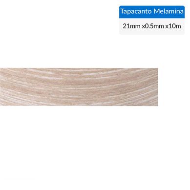Tapacanto melamina Origen Andino encolado 21x0,5 mm 10 m