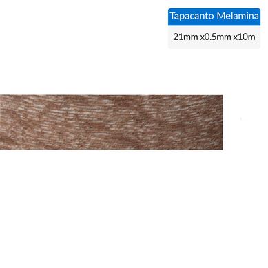 Tapacanto melamina Roble Cava encolado 21x0,5 mm 10 m