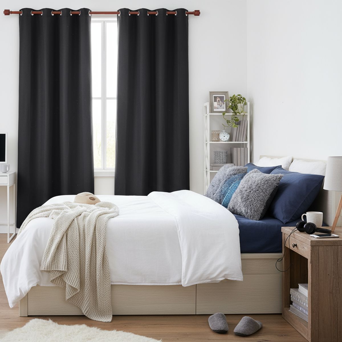 JUST HOME COLLECTION - Cortina Suede 140x220 cm Suede