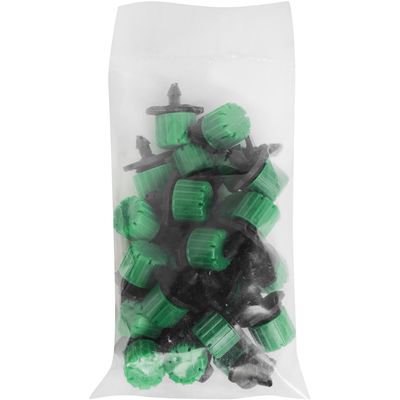 Imagen 2 del producto Set de goteros botón regulables plástico 25 unidades