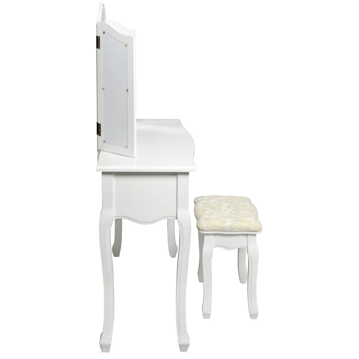 HOMY - Tocador Triple 2 Cajón(es) Triple 90x145x42 cm Blanco