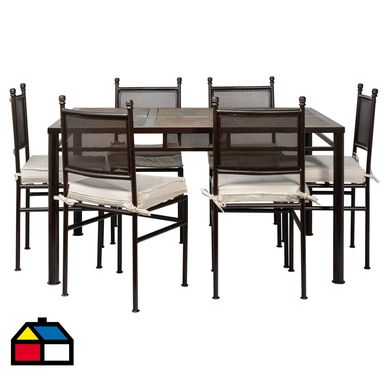 Juego de Comedor de Terraza  6 Personas