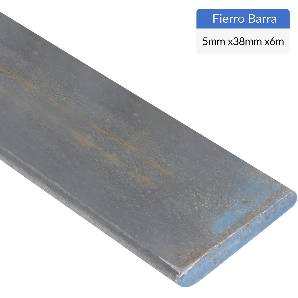 GENERICO - Fierro plano Acero 5x38 mm 6 m