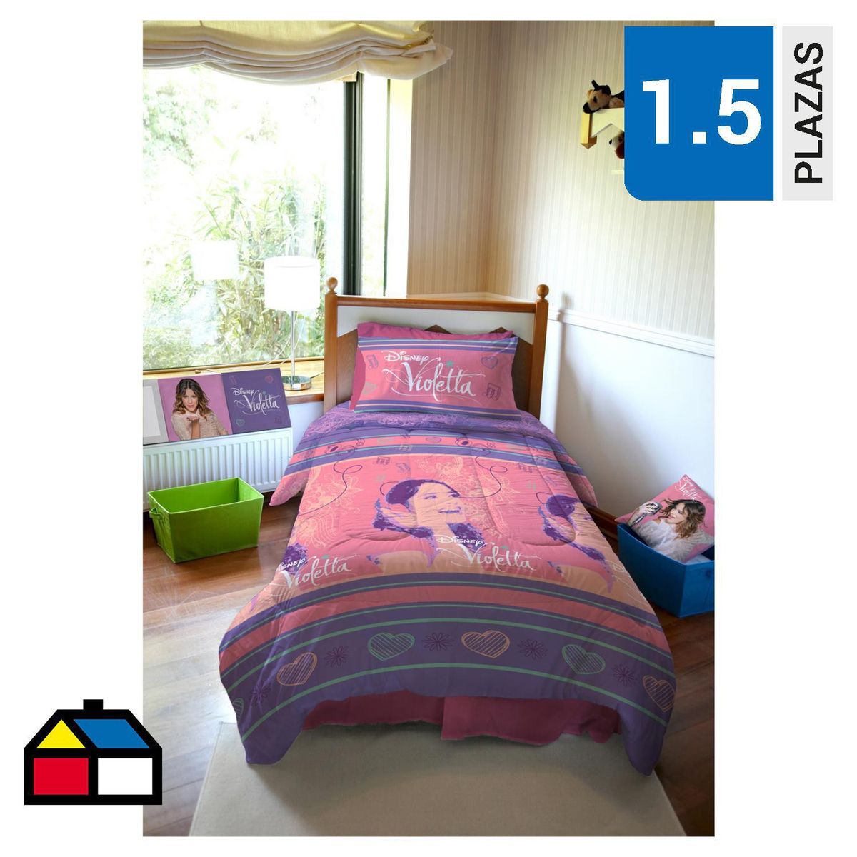 DISNEY - Plumón 1.5 plazas 807946 Colores Surtidos 