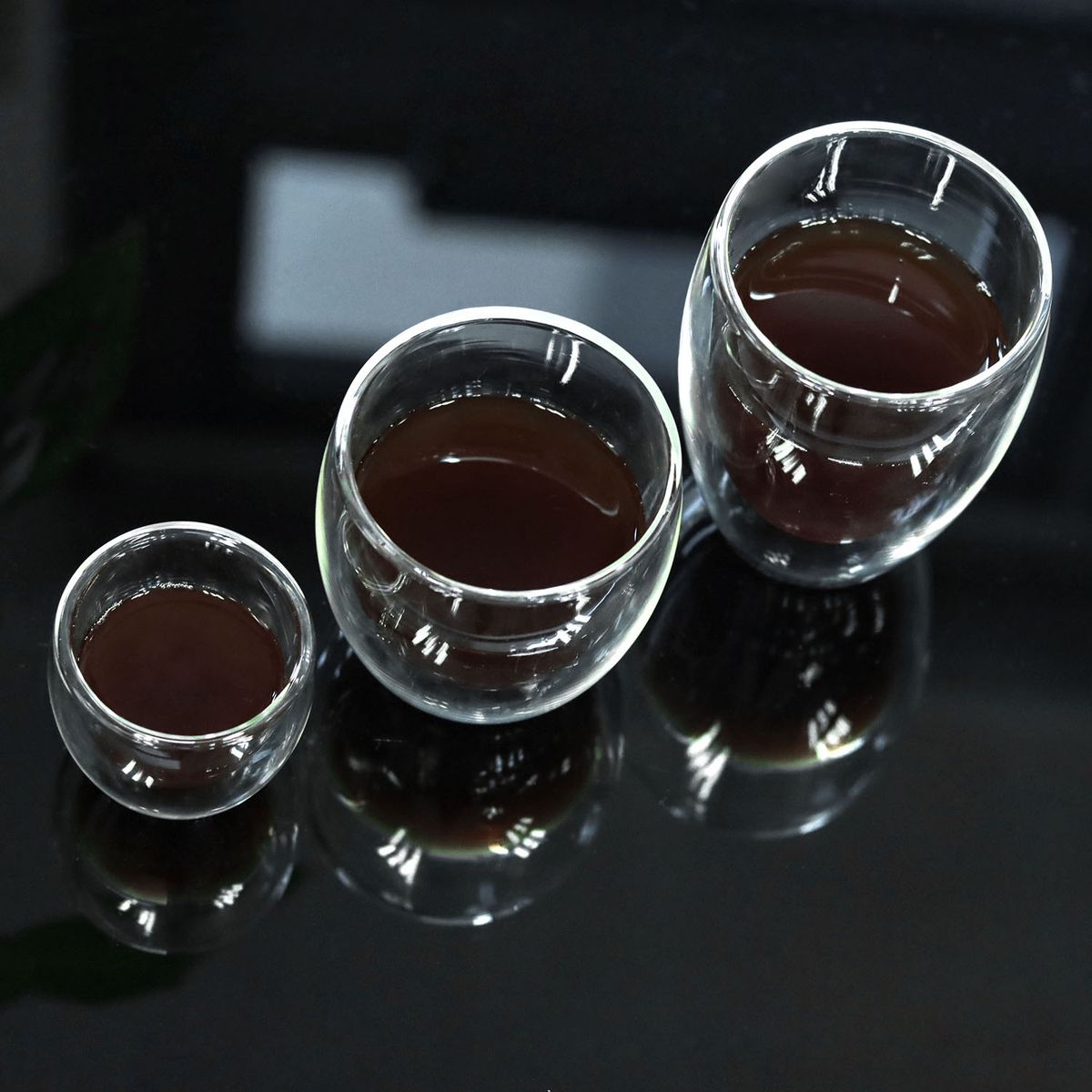 JUST HOME COLLECTION - Taza Doble Pared 250 ml Vidrio Francia Transparente