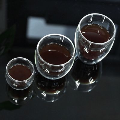 Imagen 2 del producto Taza Doble Pared 250 ml Vidrio Francia Transparente