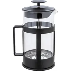 JUST HOME COLLECTION - Cafetera francesa vidrio 1000 ml Negro