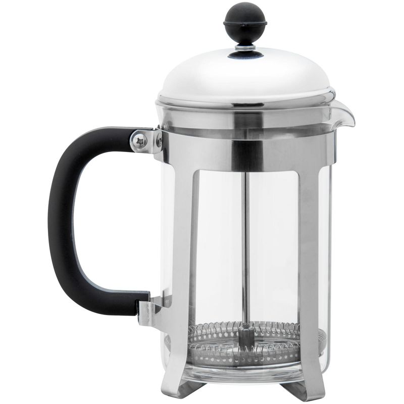 JUST HOME COLLECTION - Cafetera francesa vidrio 800 ml transparente