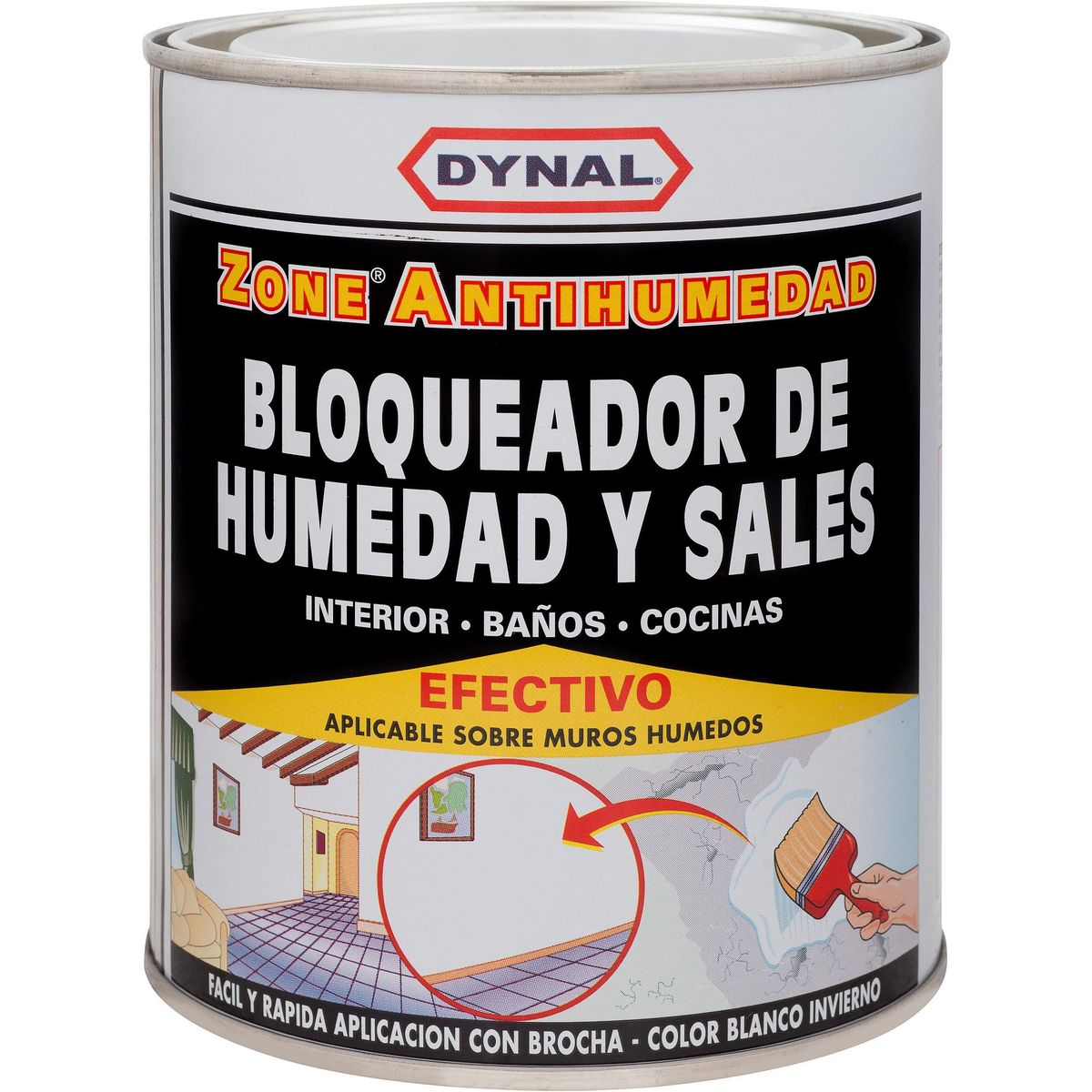 DYNAL - Bloqueador de Humedad Tarro 0.25 galón(es) Mate Blanco
