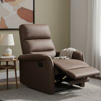 Sillón Reclinable 1 cuerpo Portofino 84x103x92 cm Café