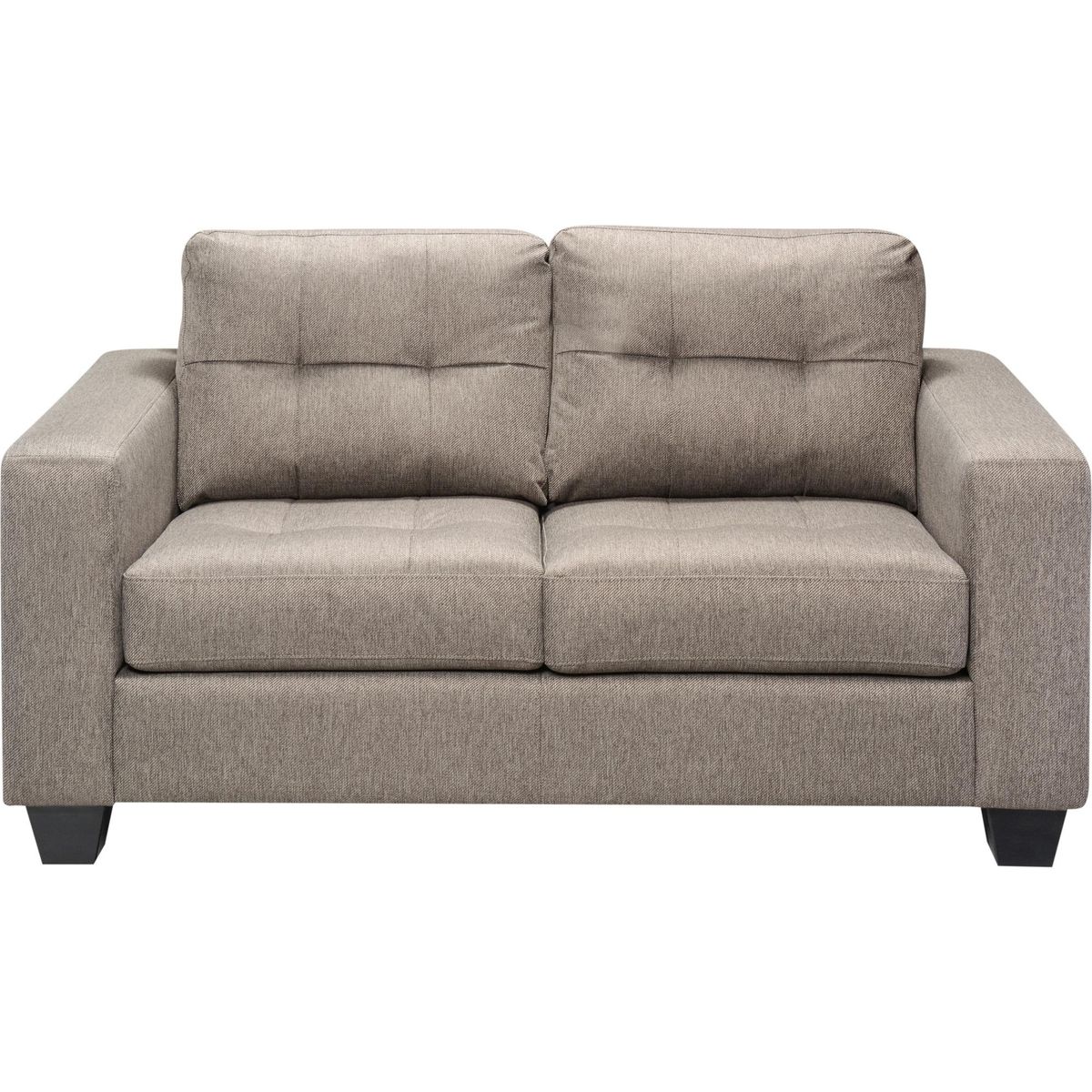 ROSEN - Sofá Mira 2 Cuerpos Ebca Acero