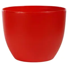 JUST HOME COLLECTION - Macetero de plástico 30 cm plata